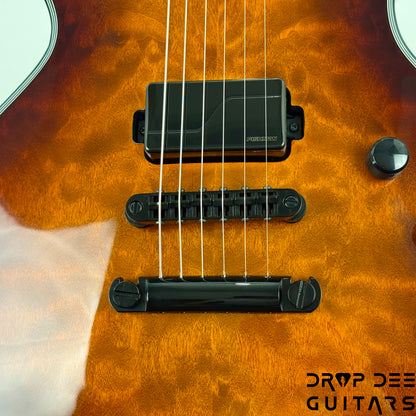 ESP E-II Eclipse Electric Guitar/ Case - Tiger Eye Sunburst