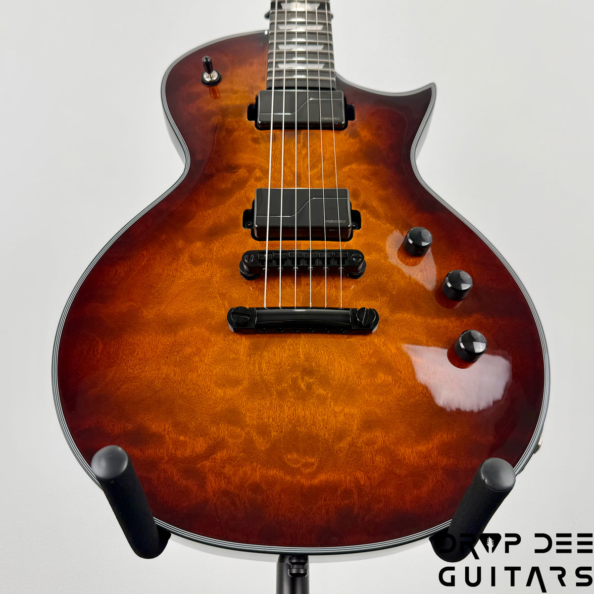 ESP E-II Eclipse Electric Guitar/ Case - Tiger Eye Sunburst