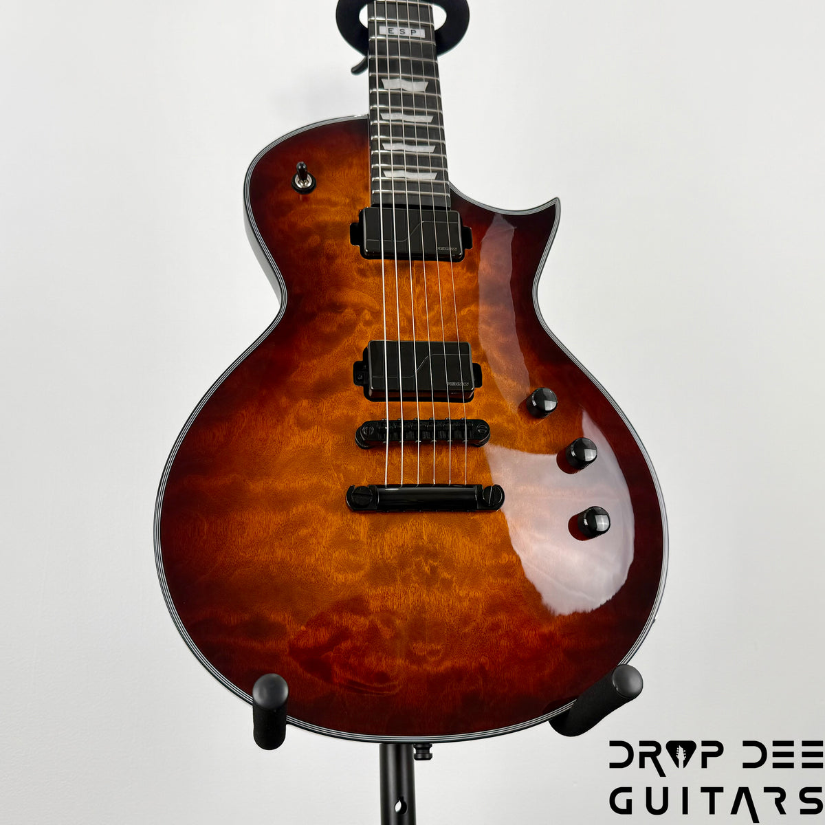 ESP E-II Eclipse Electric Guitar/ Case - Tiger Eye Sunburst