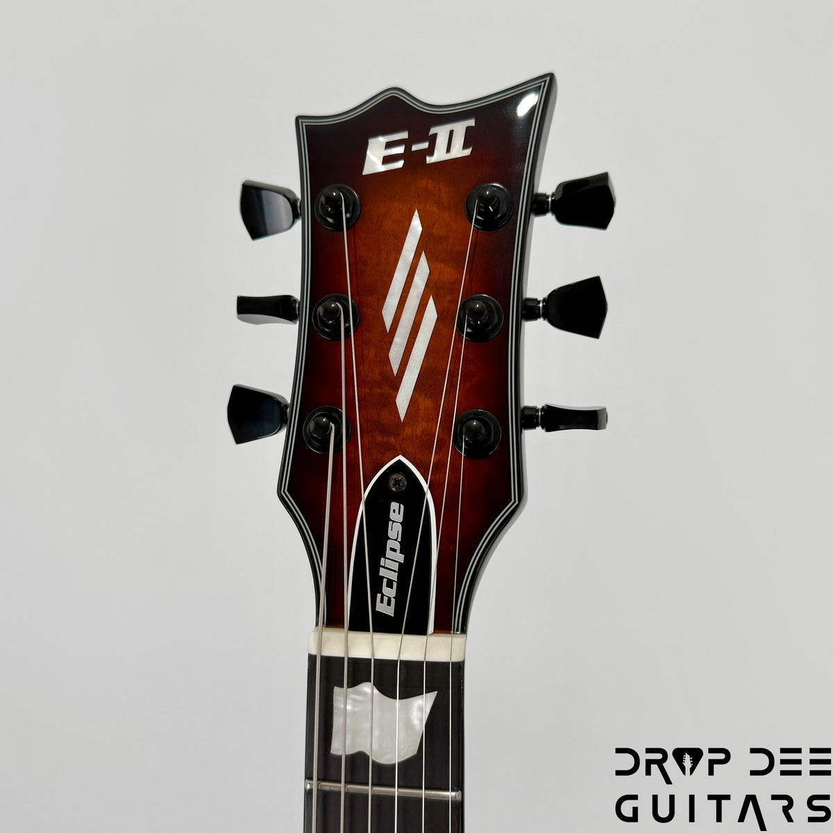 ESP E-II Eclipse Electric Guitar/ Case - Tiger Eye Sunburst