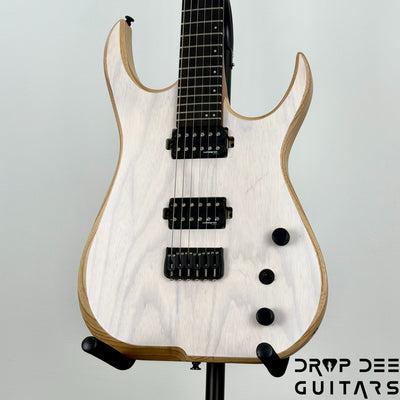 Skervesen Velociraptor 6 Electric Guitar w/ Bag (7031) - Trans White