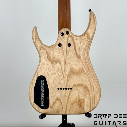 Skervesen Velociraptor 6 Electric Guitar w/ Bag (7031) - Trans White