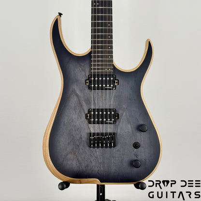Skervesen Velociraptor 6 Electric Guitar w/ Bag (7093) - Trans Black Burst