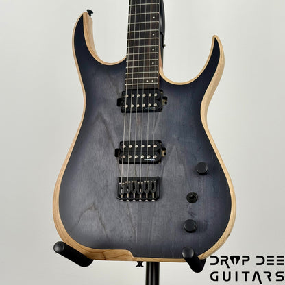 Skervesen Velociraptor 6 Electric Guitar w/ Bag (7093) - Trans Black Burst