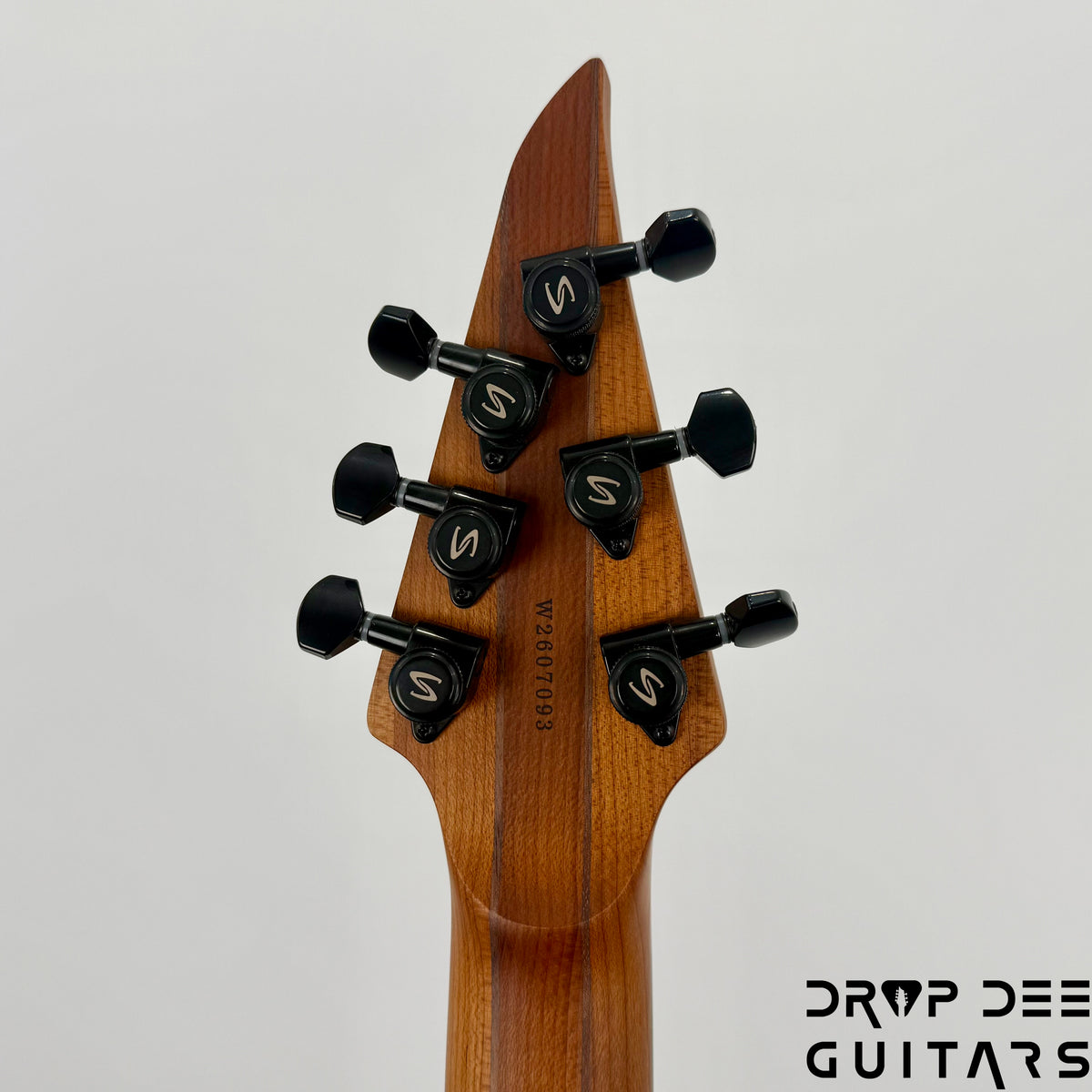 Skervesen Velociraptor 6 Electric Guitar w/ Bag (7093) - Trans Black Burst