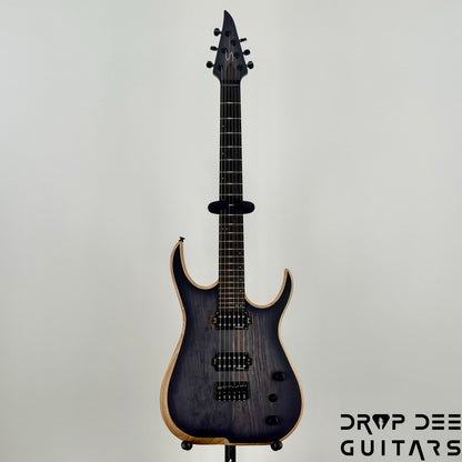 Skervesen Velociraptor 6 Electric Guitar w/ Bag (7098) - Trans Black Burst