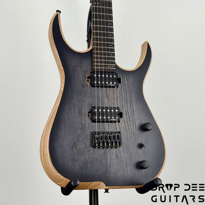 Skervesen Velociraptor 6 Electric Guitar w/ Bag (7098) - Trans Black Burst