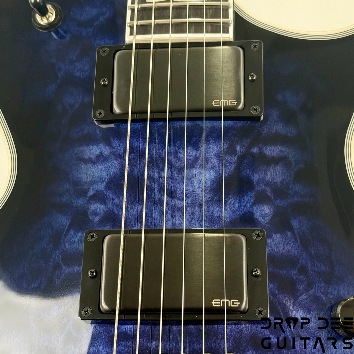ESP E-II Eclipse Electric Guitar/ Case - Reindeer Blue