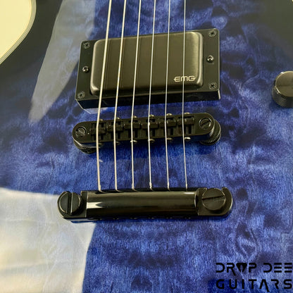 ESP E-II Eclipse Electric Guitar/ Case - Reindeer Blue