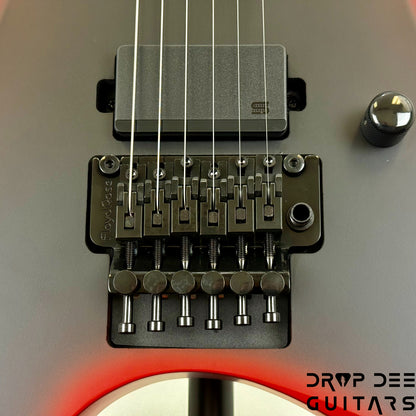 ESP LTD Arrow Black Metal Electric Guitar - Black Red Burst Satin