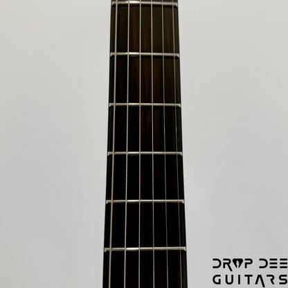 ESP LTD Arrow Black Metal Electric Guitar - Black Red Burst Satin