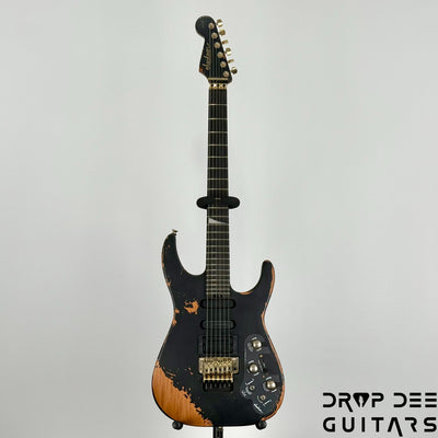 Jackson Pro Series Signature Phil Collen PC1-E Electric Guitar w/ Case - Worn Black