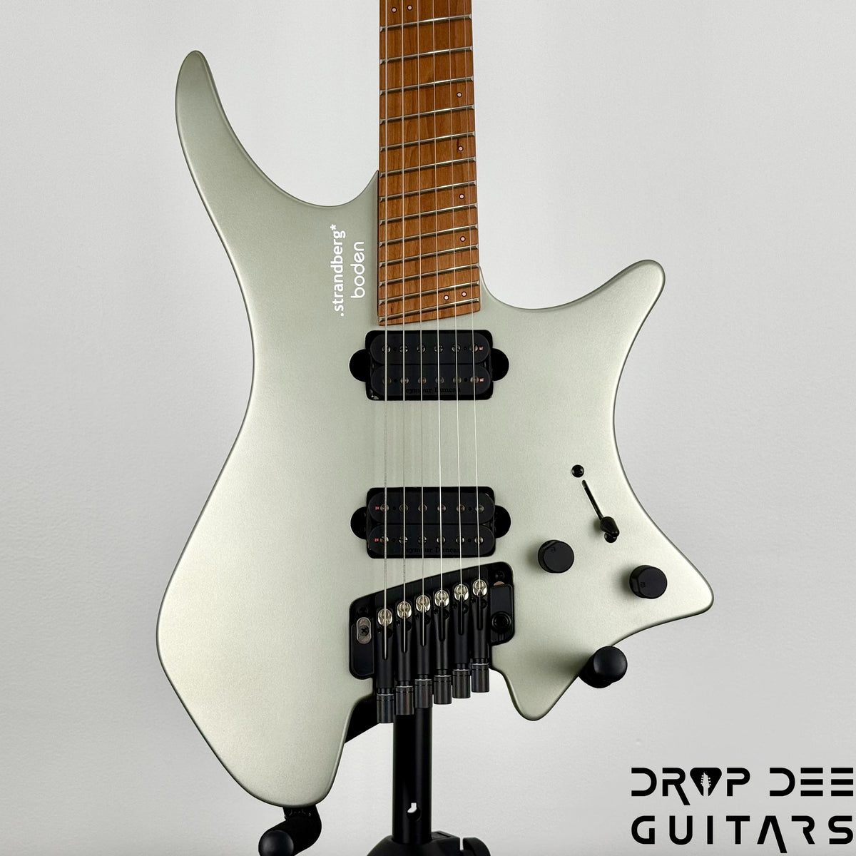 Strandberg Boden Standard N2.6T Tremolo Multiscale Headless Electric Guitar w/ Bag - Shoreline Mist Metallic