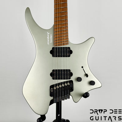 Strandberg Boden Standard N2.6T Tremolo Multiscale Headless Electric Guitar w/ Bag - Shoreline Mist Metallic