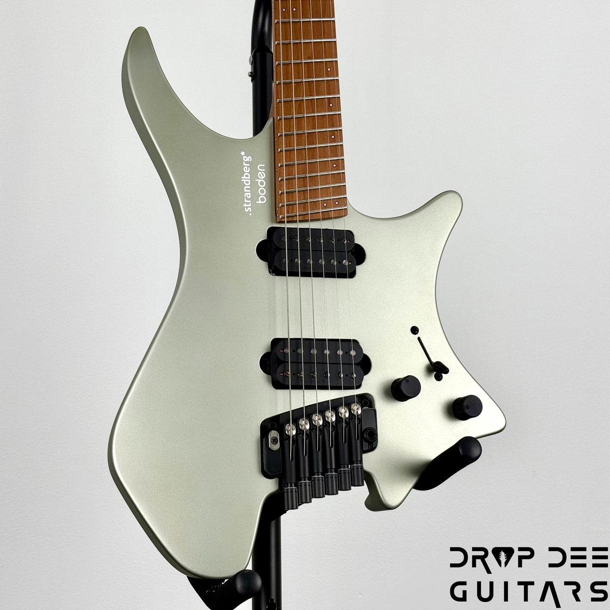 Strandberg Boden Standard N2.6T Tremolo Multiscale Headless Electric Guitar w/ Bag - Shoreline Mist Metallic