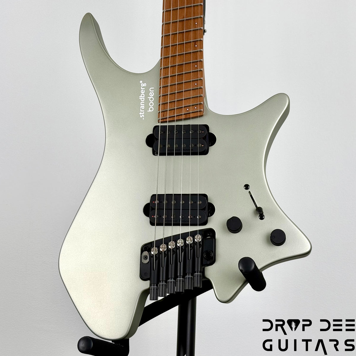 Strandberg Boden Standard N2.6T Tremolo Multiscale Headless Electric Guitar w/ Bag - Shoreline Mist Metallic