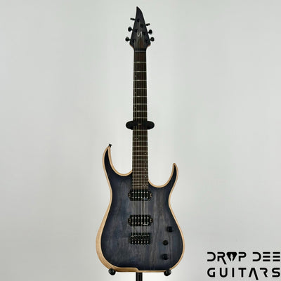 Skervesen Velociraptor 6 Electric Guitar w/ Bag (7050) - Trans Black Burst