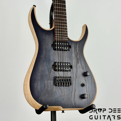 Skervesen Velociraptor 6 Electric Guitar w/ Bag (7050) - Trans Black Burst