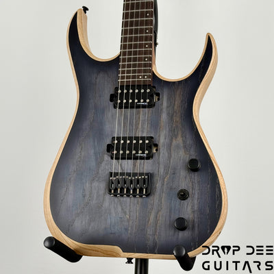 Skervesen Velociraptor 6 Electric Guitar w/ Bag (7050) - Trans Black Burst
