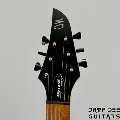 Mayones Duvell Elite 6 Electric Guitar w/ Case - Monolith Custom Satin + Swirl