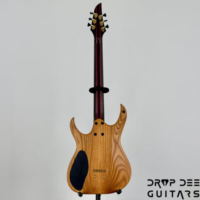 Mayones Duvell Elite 6 Electric Guitar w/ Case - Monolith Custom Satin + Swirl