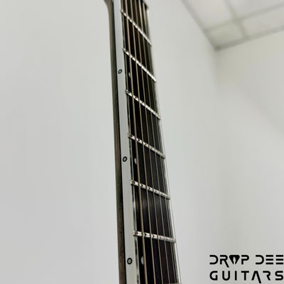 Mayones Regius CoreGuard 6 Electric Guitar w/ Case - Antique Black Matt w/ Black Gold Mercury Swirl Gloss