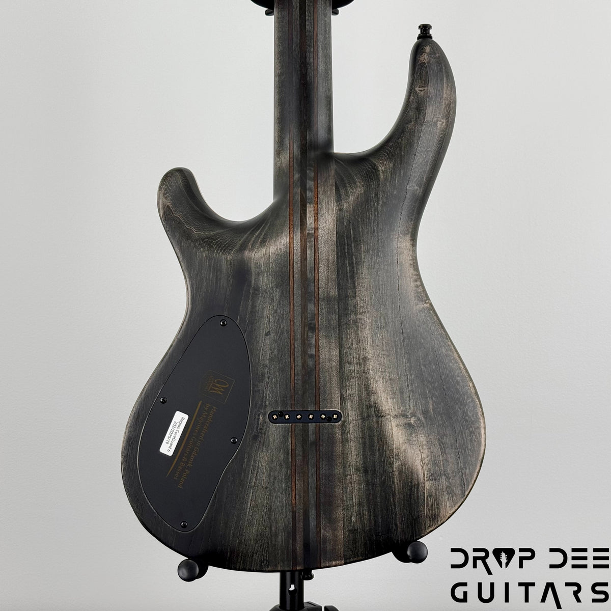 Mayones Regius CoreGuard 6 Electric Guitar w/ Case - Antique Black Matt w/ Black Gold Mercury Swirl Gloss