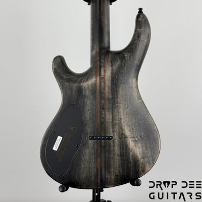 Mayones Regius CoreGuard 6 Electric Guitar w/ Case - Antique Black Matt w/ Black Gold Mercury Swirl Gloss