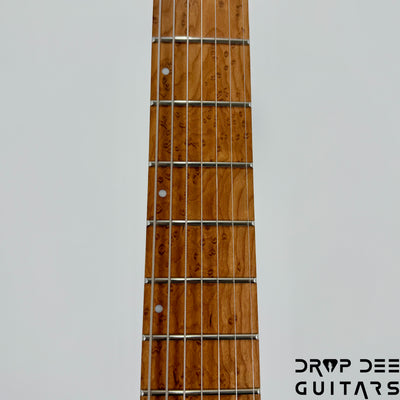 Mayones Jassper Elite 7 Baritone Electric Guitar w/ Case - Trans NaturalFade Graphite Burst Out Gloss Swirl