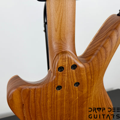 Mayones Jassper Elite 7 Baritone Electric Guitar w/ Case - Trans NaturalFade Graphite Burst Out Gloss Swirl