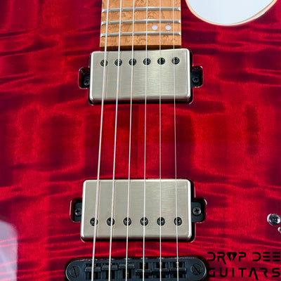 Mayones Jassper Elite 6 Electric Guitar w/ Case - Red Spirit Gloss