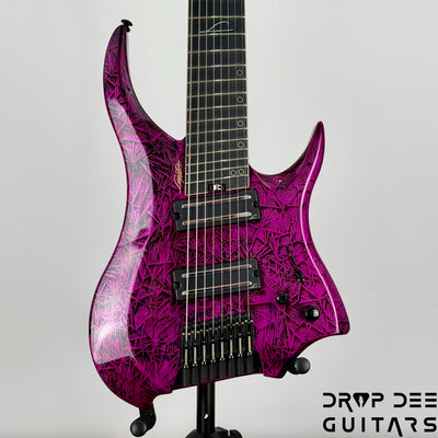 Legator Revenant R8F Multiscale Headless 8-String Electric Guitar - Purple Rain