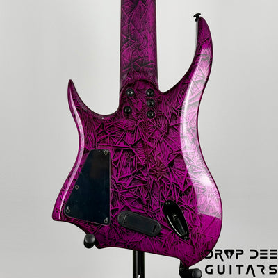 Legator Revenant R8F Multiscale Headless 8-String Electric Guitar - Purple Rain