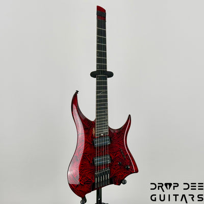 Legator Revenant R6F Multiscale Headless Electric Guitar - Bloody Mary