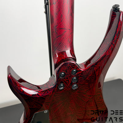 Legator Revenant R6F Multiscale Headless Electric Guitar - Bloody Mary