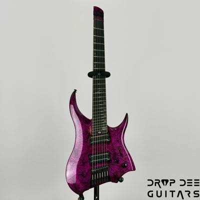 Legator Revenant R7F Multiscale Headless 7-String Electric Guitar - Purple Rain
