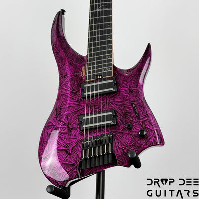 Legator Revenant R7F Multiscale Headless 7-String Electric Guitar - Purple Rain