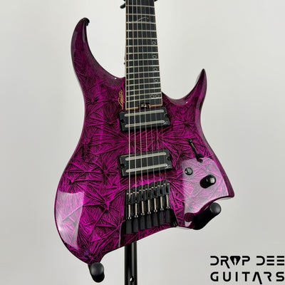Legator Revenant R7F Multiscale Headless 7-String Electric Guitar - Purple Rain