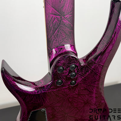 Legator Revenant R7F Multiscale Headless 7-String Electric Guitar - Purple Rain