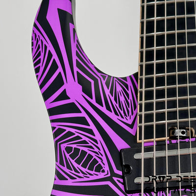 Legator Ninja N8F-INK Multiscale 8-String Electric Guitar - Ilya Purple