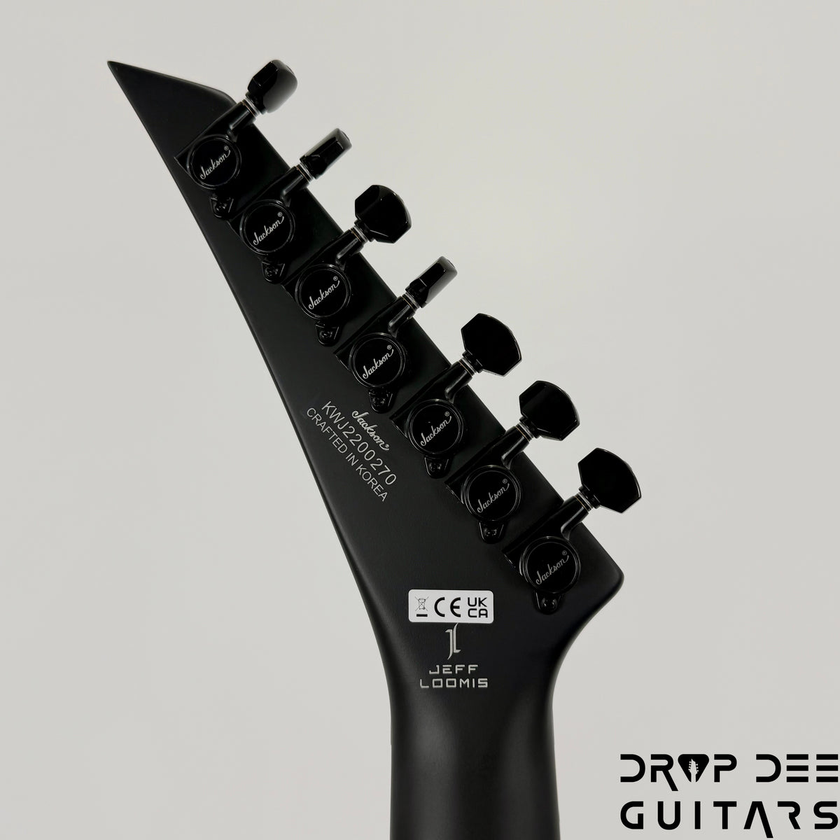 Jackson Pro Series Signature Jeff Loomis Soloist SL7 Baritone 7-String Electric Guitar - Satin Black