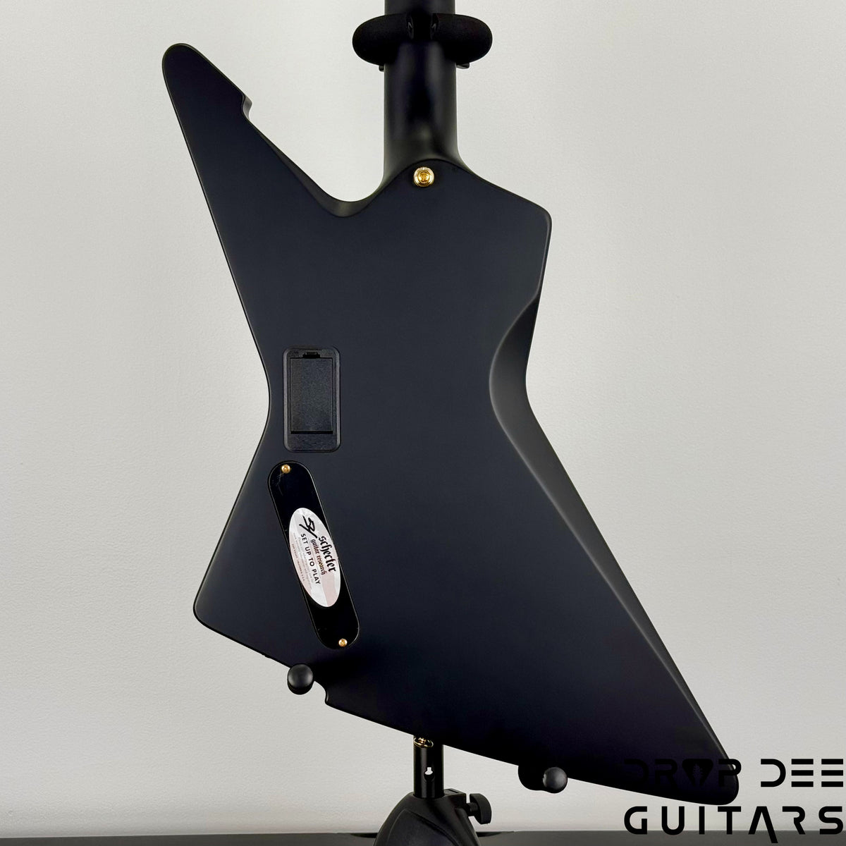 Schecter Cesar Soto Signature E-1 Electric Guitar - Satin Black