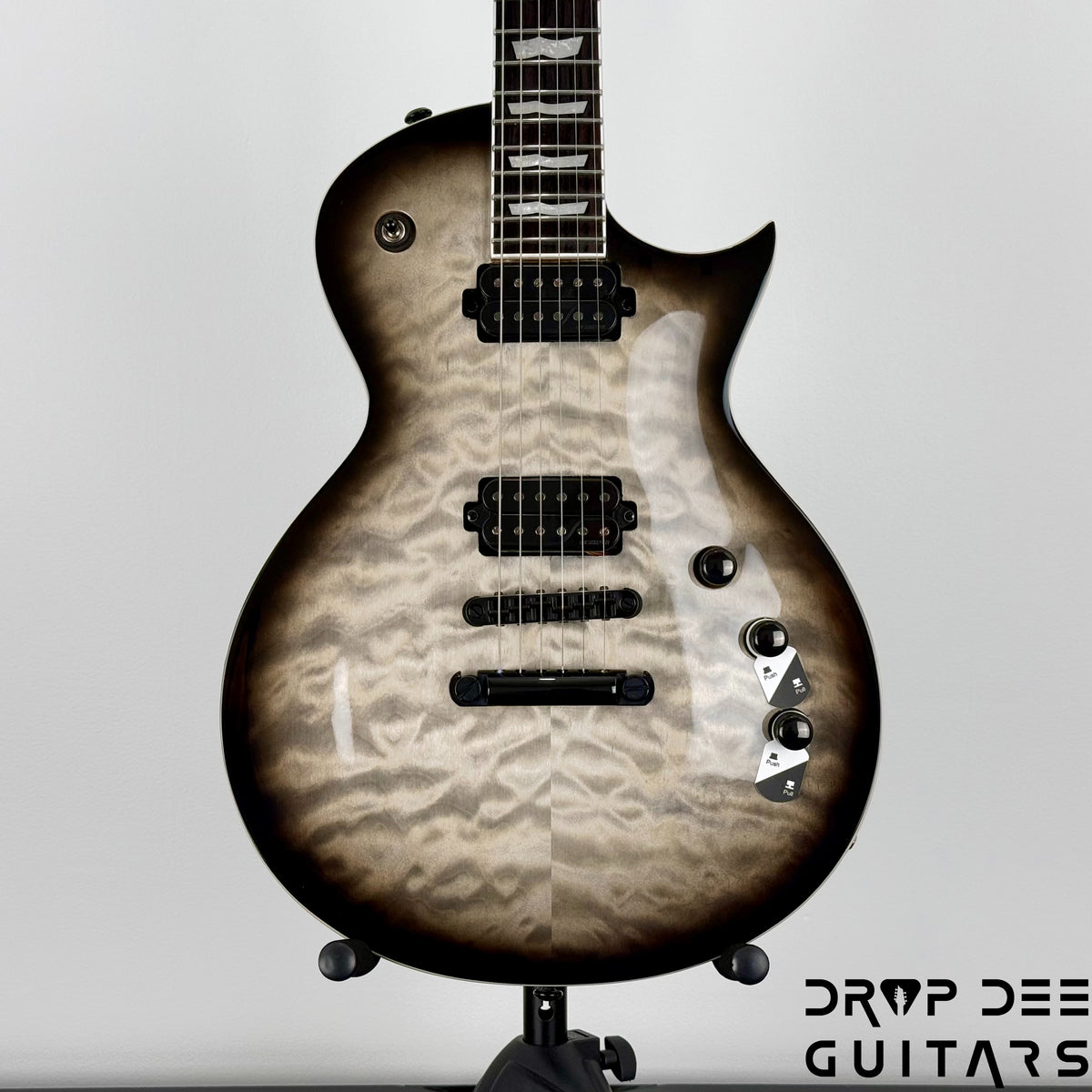 ESP LTD EC-1000T Electric Guitar - Charcoal Burst (0314)