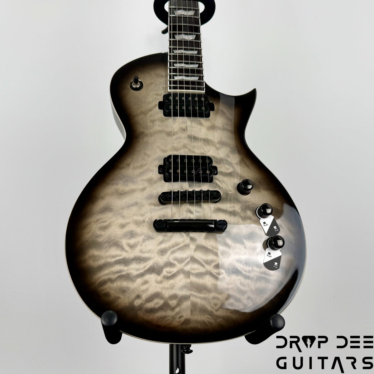 ESP LTD EC-1000T Electric Guitar - Charcoal Burst (0314)