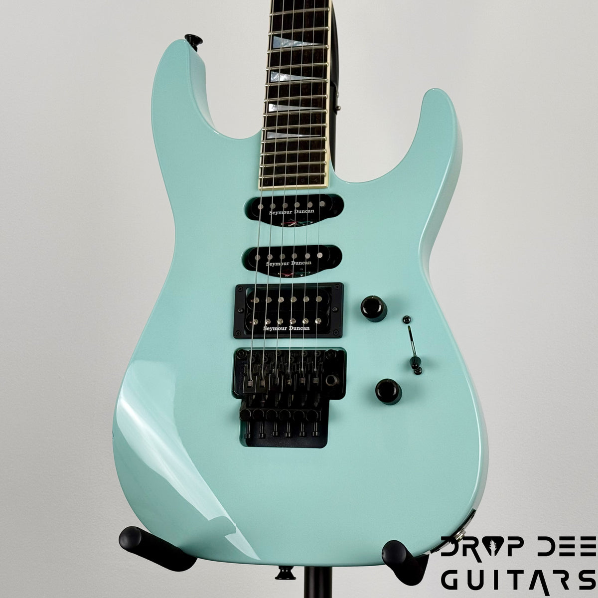 Jackson USA Custom Shop Soloist HSS Electric Guitar w/ Case - Daphne Blue