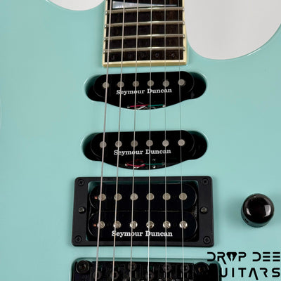 Jackson USA Custom Shop Soloist HSS Electric Guitar w/ Case - Daphne Blue