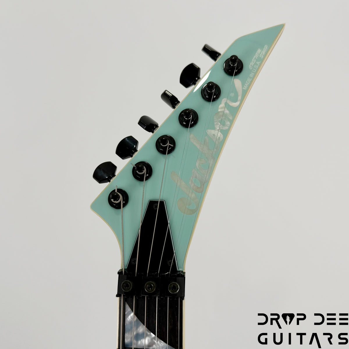 Jackson USA Custom Shop Soloist HSS Electric Guitar w/ Case - Daphne Blue
