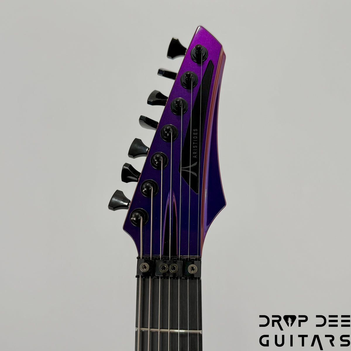 Aristides 070 7-String Electric Guitar w/ Bag - Purple/Red Chameleon