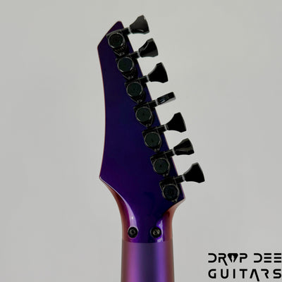 Aristides 070 7-String Electric Guitar w/ Bag - Purple/Red Chameleon