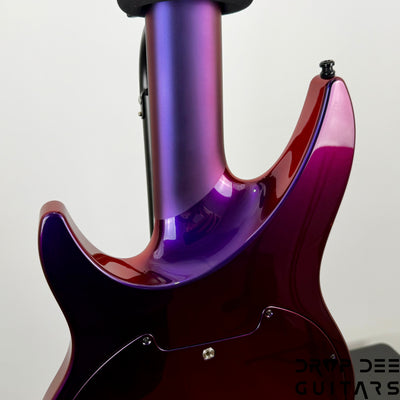Aristides 070 7-String Electric Guitar w/ Bag - Purple/Red Chameleon